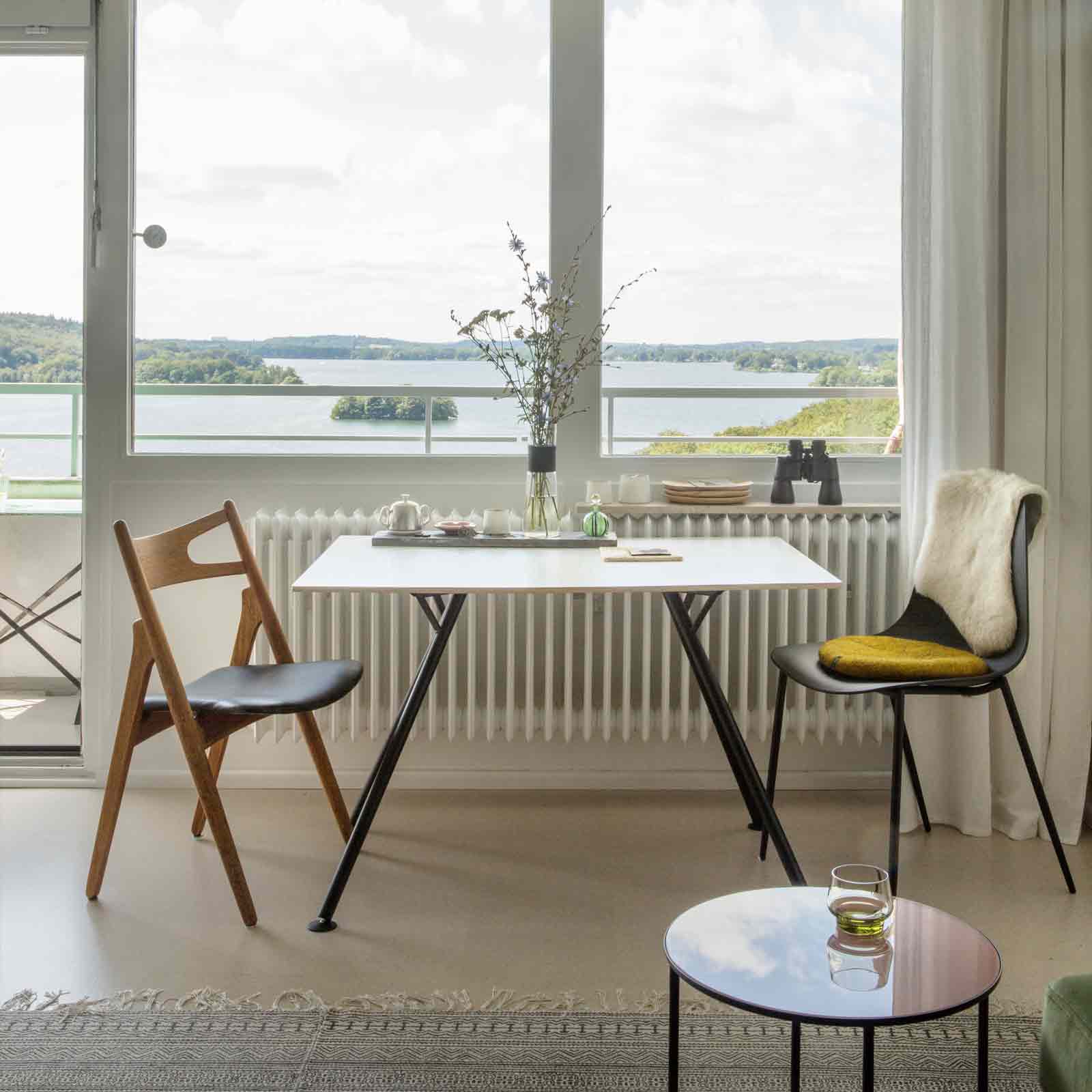 Apartment over the lake, Interieur, Interior Design, Ausstattung, Living, Wohnen, bright colors, Style, lake apartment, cozy home, Single apartment