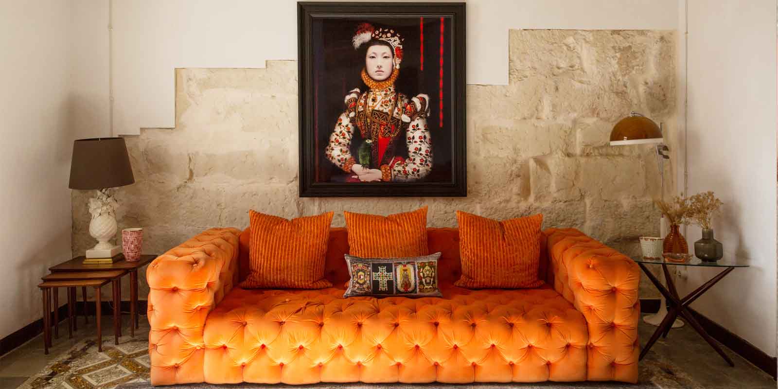 Interior Design, Interieur, Ausstattung, Living, Wohnen, Style, cozy home, mediterranean, mediterran, colors, Strong Colors, Starke Farben, Menorca City Domicile, Mahon, Mao