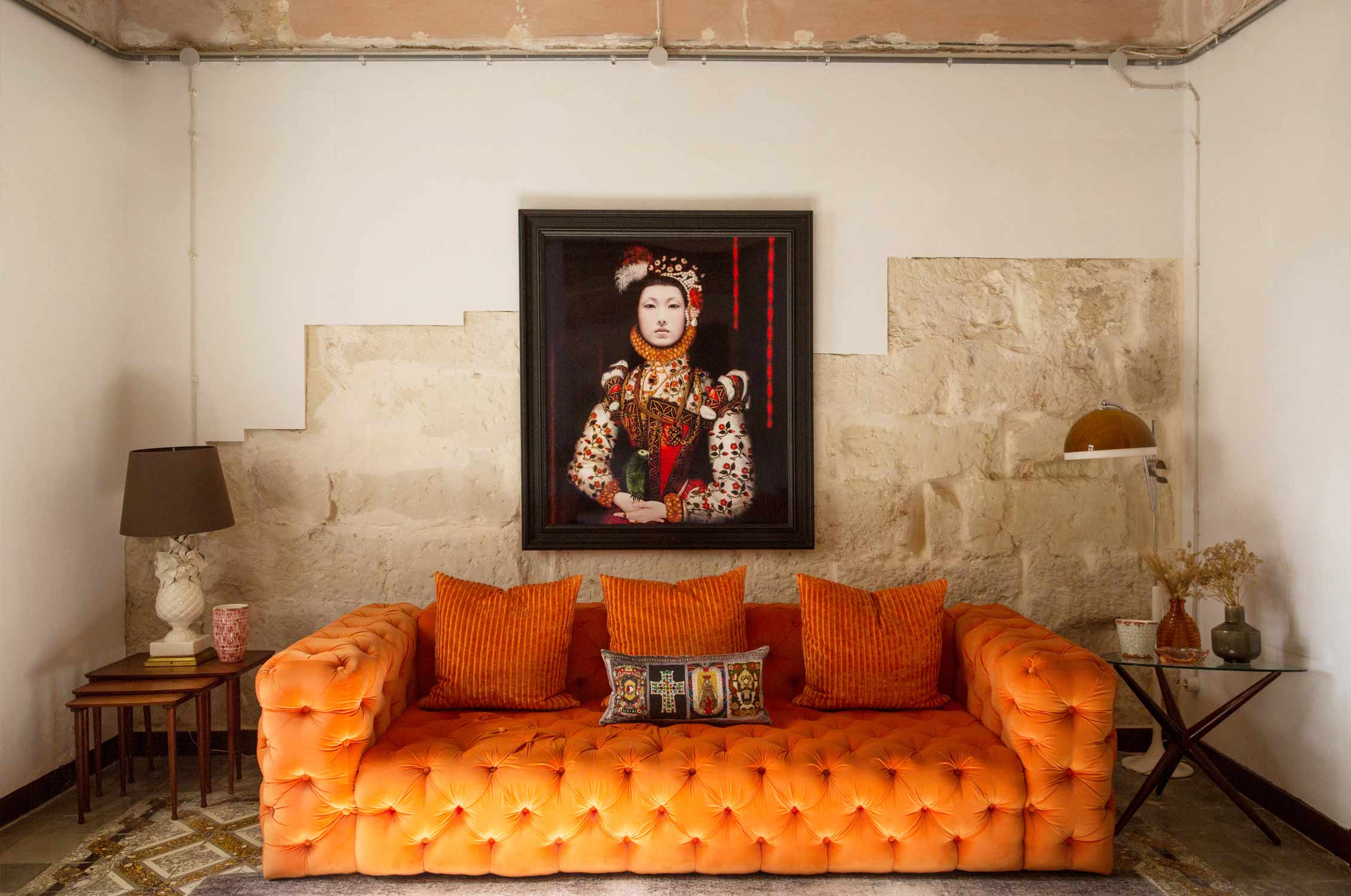 Interior Design, Interieur, Ausstattung, Living, Wohnen, Style, cozy home, mediterranean, mediterran, colors, Strong Colors, Starke Farben, Menorca City Domicile, Mahon, Mao