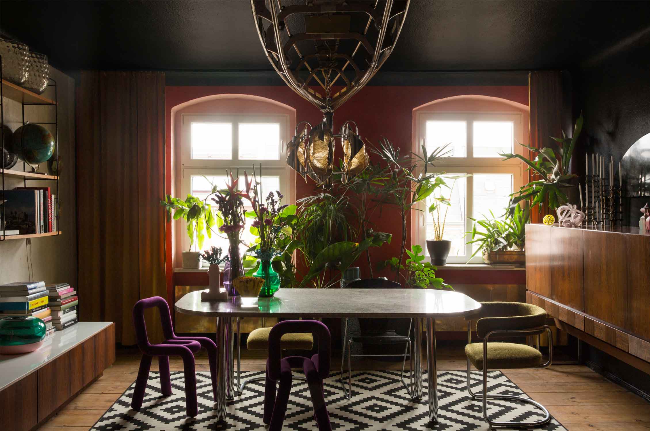 Couple apartment Kreuzberg, Interior Design, Interieur, Ausstattung, Living, Wohnen, Style, cozy home, colors, Strong Colors, Starke Farben, Smooth Lightening, Berlin