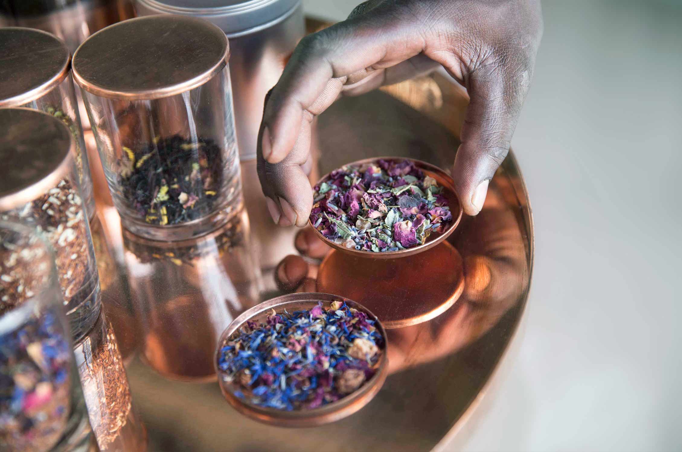 Tea company in the Cradle of Mankind, South Africa, Wiege der Menschheit, Tee Firma, Blend