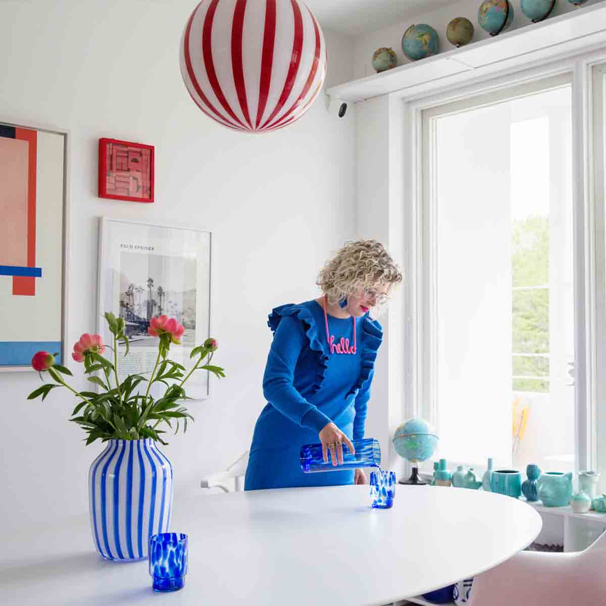 Hansa Quarter apartment, Berlin, Colorsplash, knallige Farben, strong colors, starke Farben, home, living, Wohnung, Zuhause